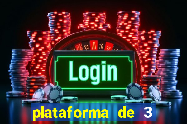 plataforma de 3 reais jogo